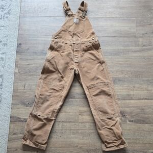 Carhartt Brown Overalls with Pockets